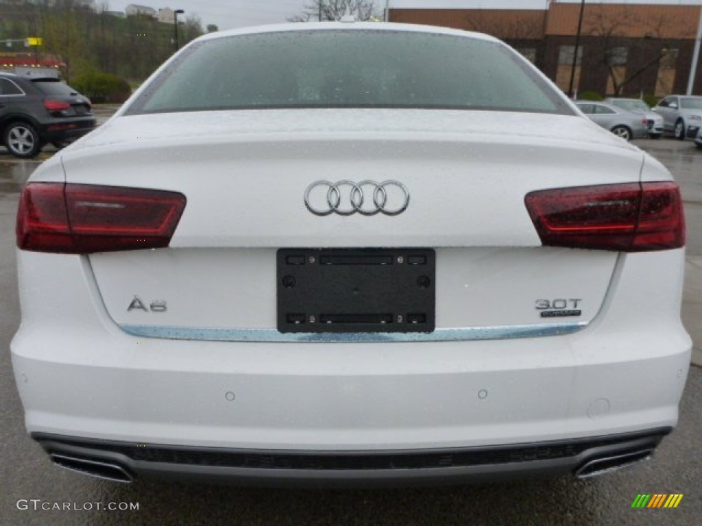 2016 A6 3.0 TFSI Premium Plus quattro - Ibis White / Black photo #3