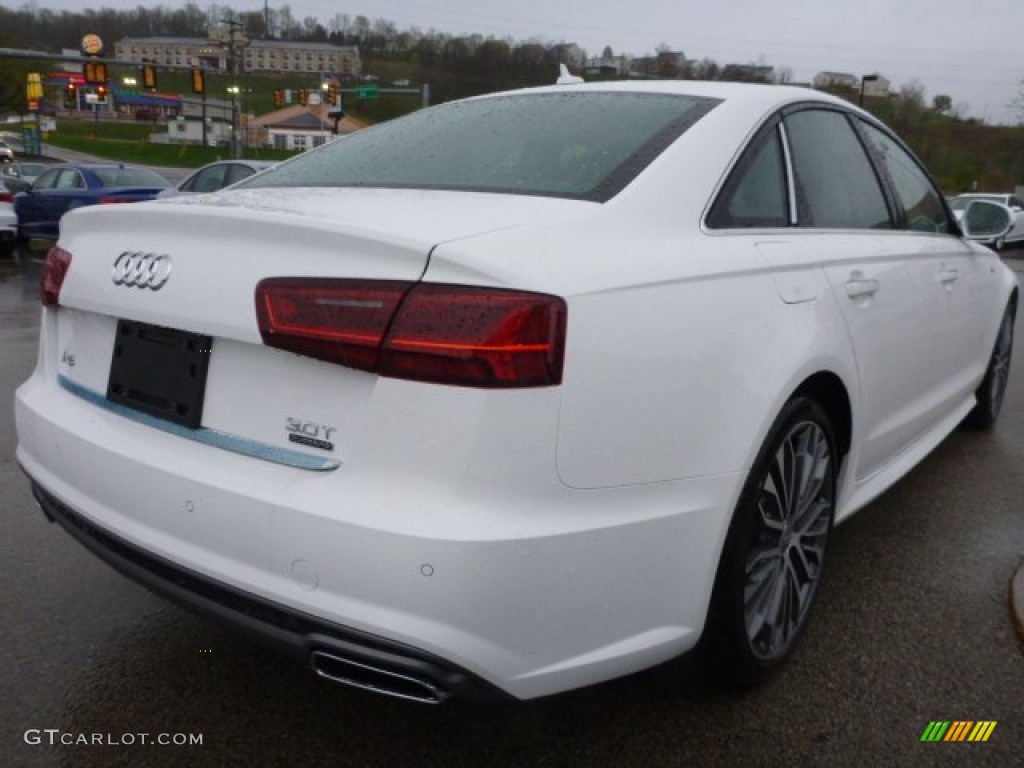 2016 A6 3.0 TFSI Premium Plus quattro - Ibis White / Black photo #4