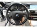 Everest Gray Steering Wheel Photo for 2012 BMW 5 Series #103356314