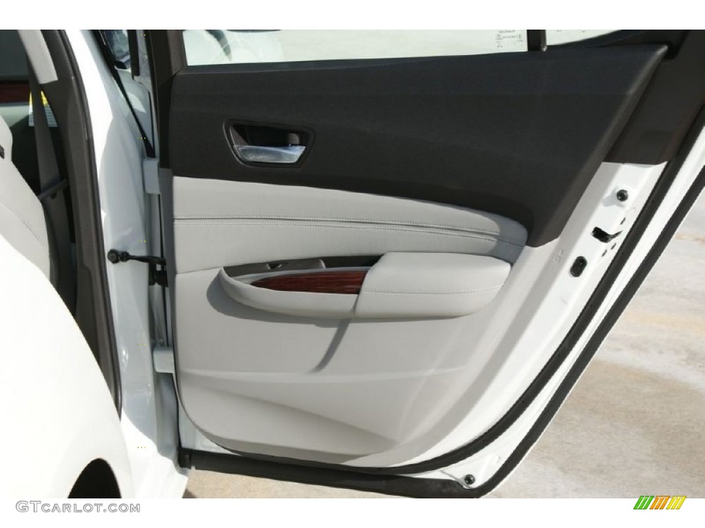 2015 Acura TLX 2.4 Graystone Door Panel Photo #103359518