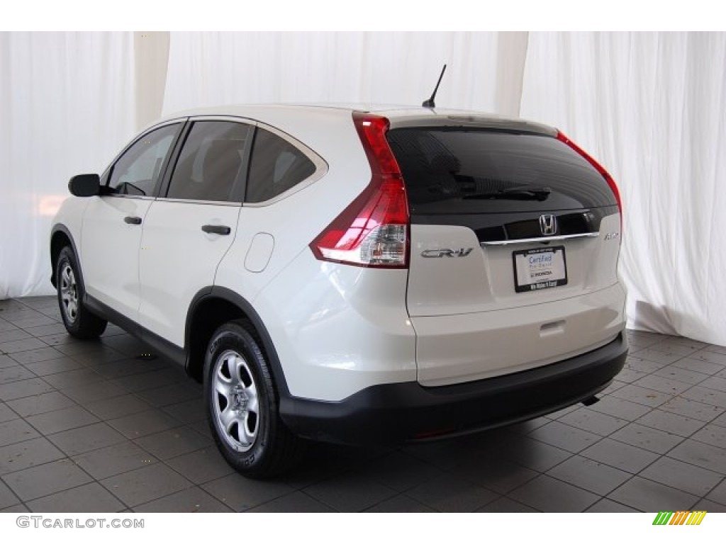 2013 CR-V LX AWD - White Diamond Pearl / Gray photo #8