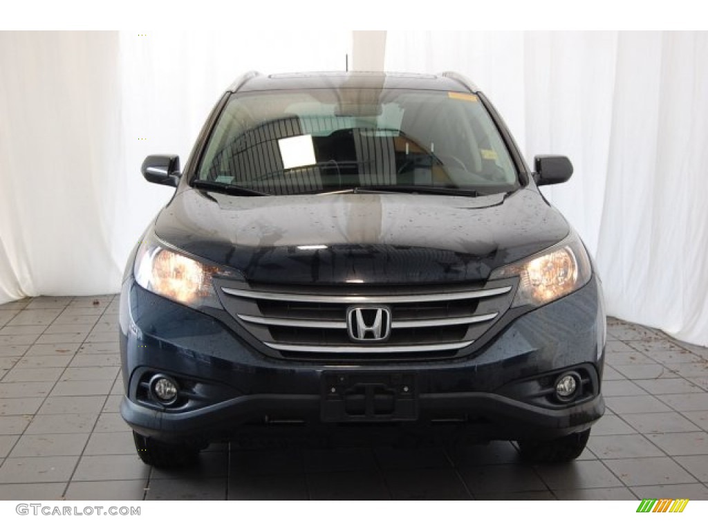 2012 CR-V EX-L 4WD - Crystal Black Pearl / Black photo #3