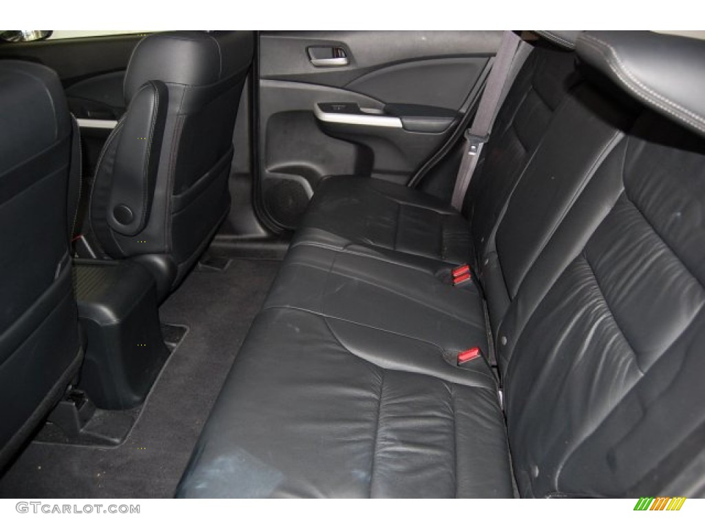 2012 CR-V EX-L 4WD - Crystal Black Pearl / Black photo #25