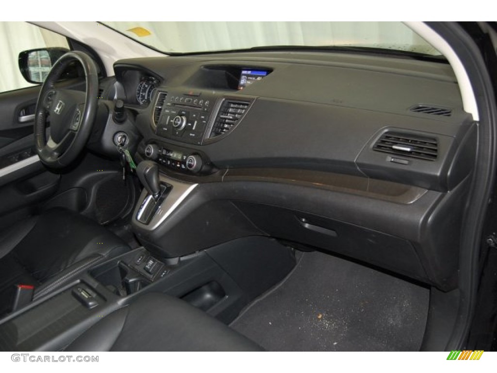2012 CR-V EX-L 4WD - Crystal Black Pearl / Black photo #32