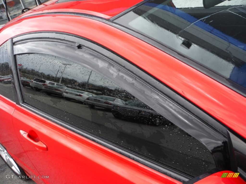 2008 Civic EX Coupe - Rallye Red / Black photo #5