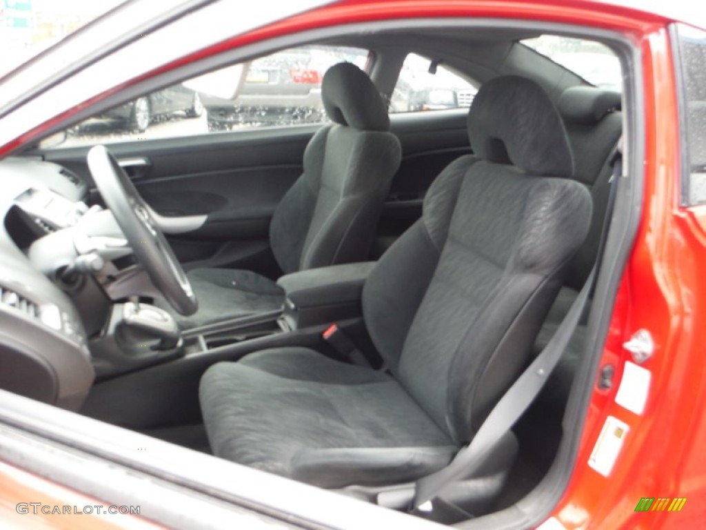 2008 Civic EX Coupe - Rallye Red / Black photo #12