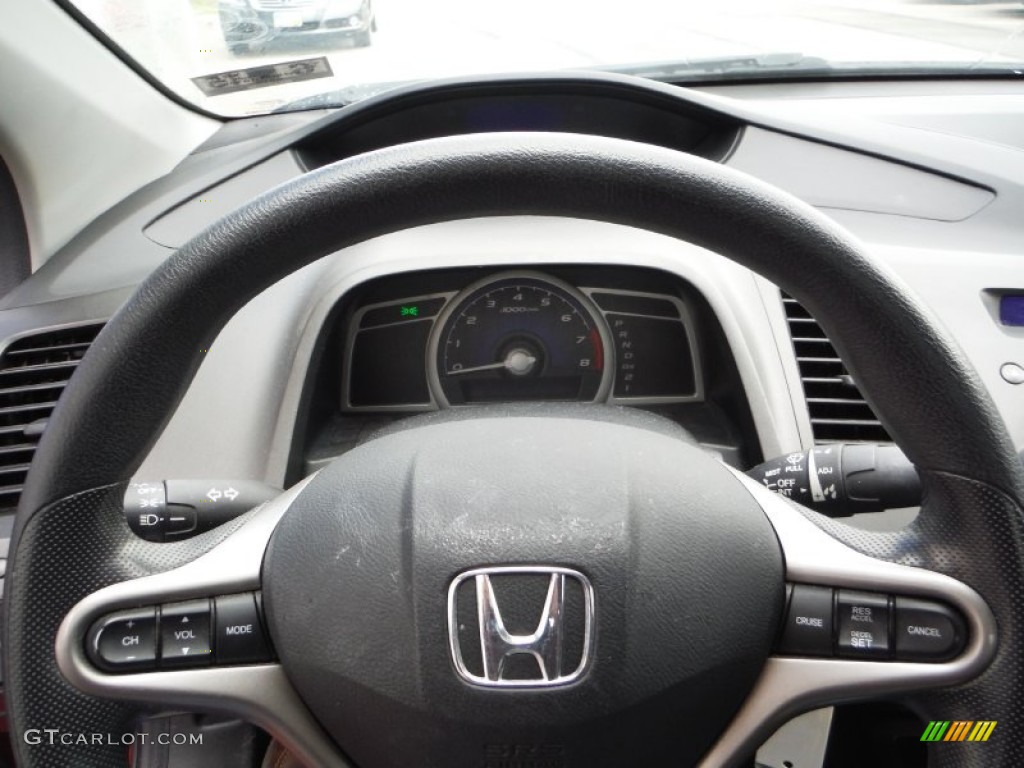 2008 Civic EX Coupe - Rallye Red / Black photo #16