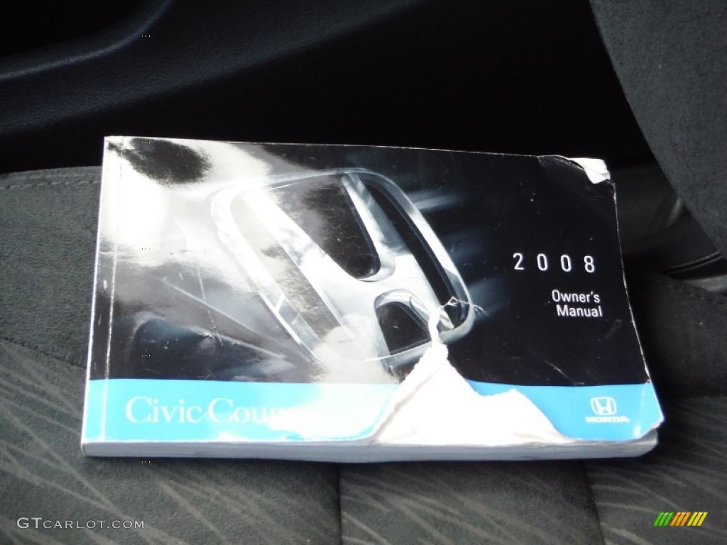 2008 Civic EX Coupe - Rallye Red / Black photo #18