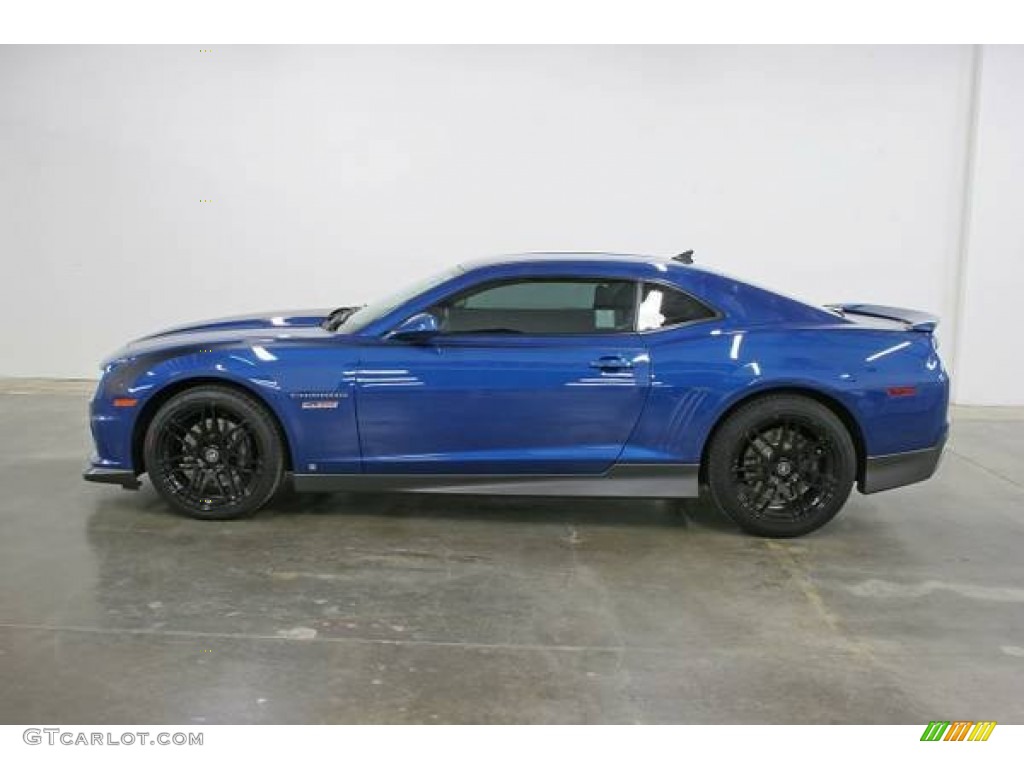 2010 Camaro SS Hennessey HPE550 Supercharged Coupe - Aqua Blue Metallic / Gray photo #1