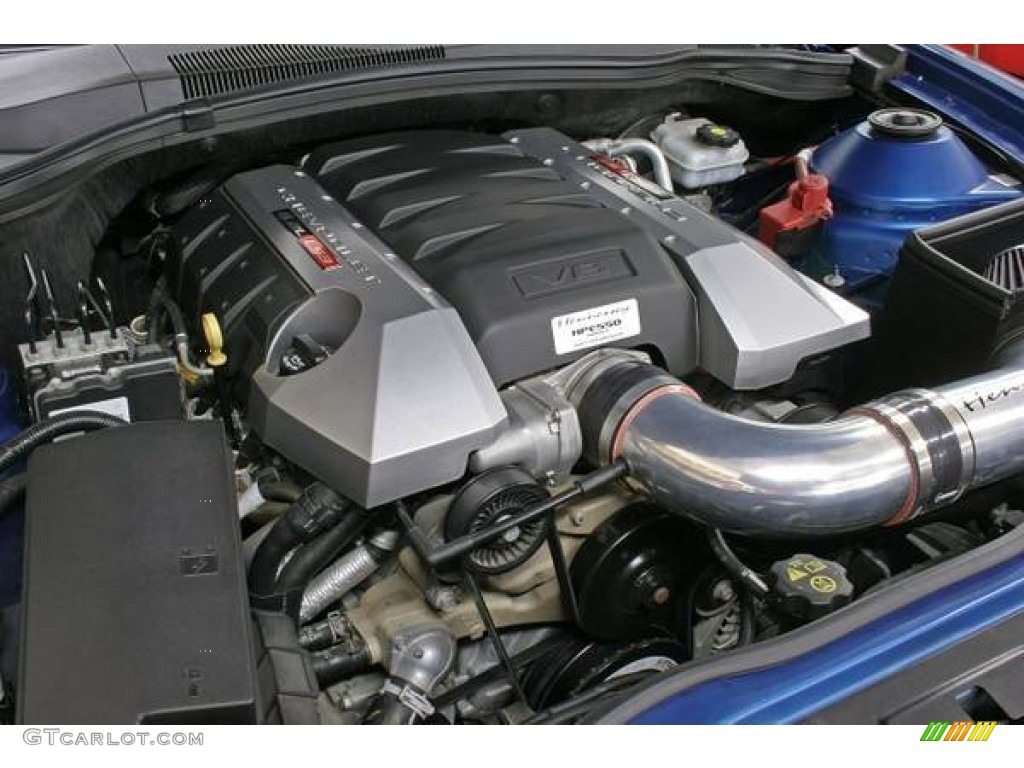 2010 Camaro SS Hennessey HPE550 Supercharged Coupe - Aqua Blue Metallic / Gray photo #13