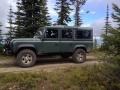 Military Green 1985 Land Rover Defender 110 Hardtop Exterior