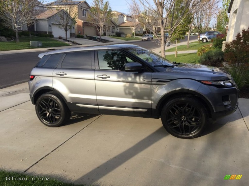 2013 Range Rover Evoque Pure - Orkney Grey Metallic / Ebony photo #3