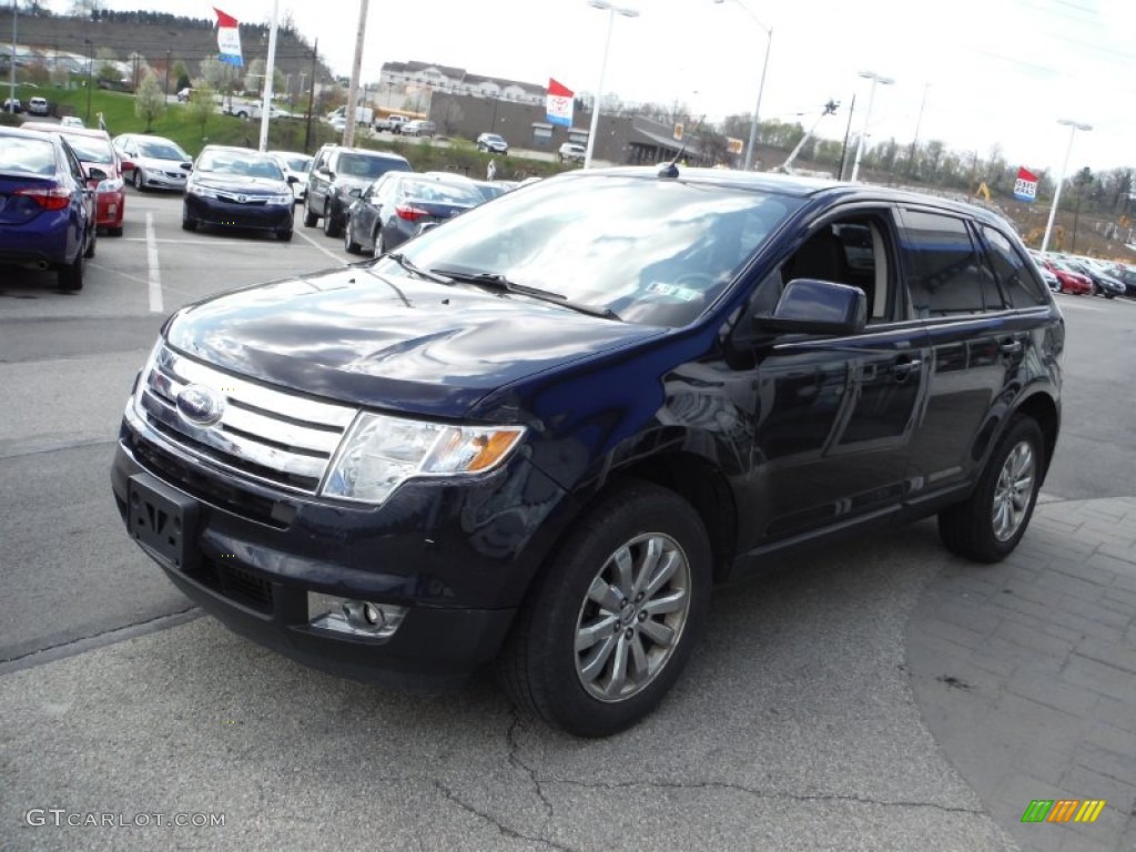 Dark Ink Blue Metallic 2010 Ford Edge SEL AWD Exterior Photo #103365522