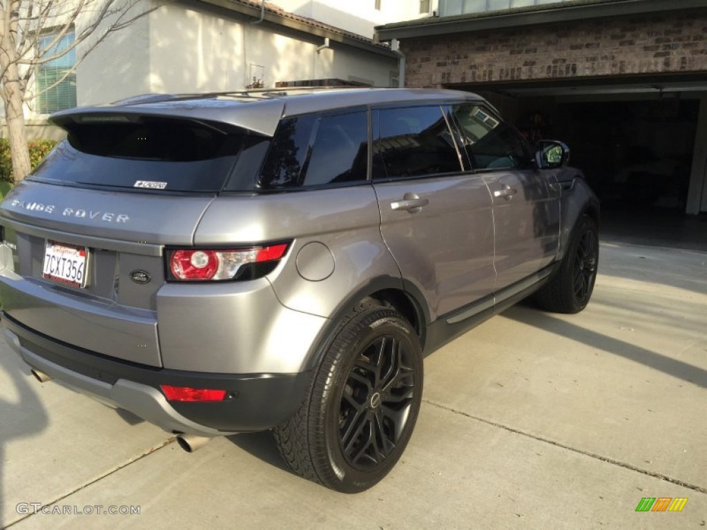 2013 Range Rover Evoque Pure - Orkney Grey Metallic / Ebony photo #13