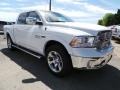 2015 Bright White Ram 1500 Laramie Crew Cab  photo #4