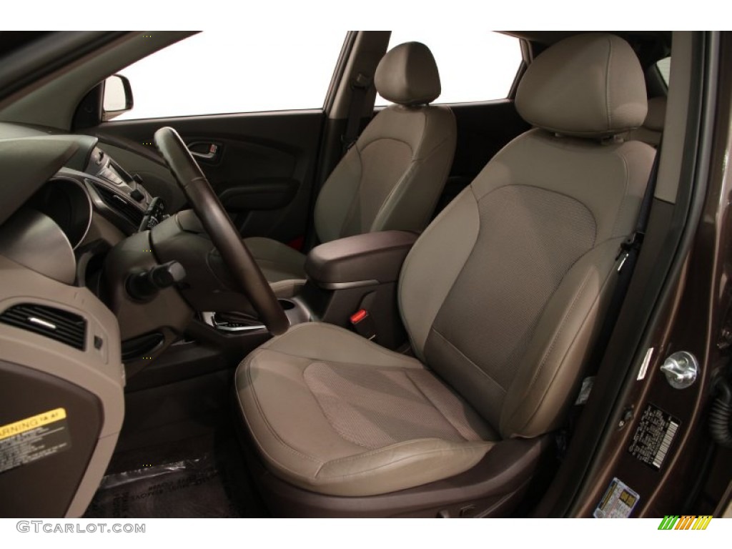 2015 Tucson SE AWD - Kona Bronze / Beige photo #5