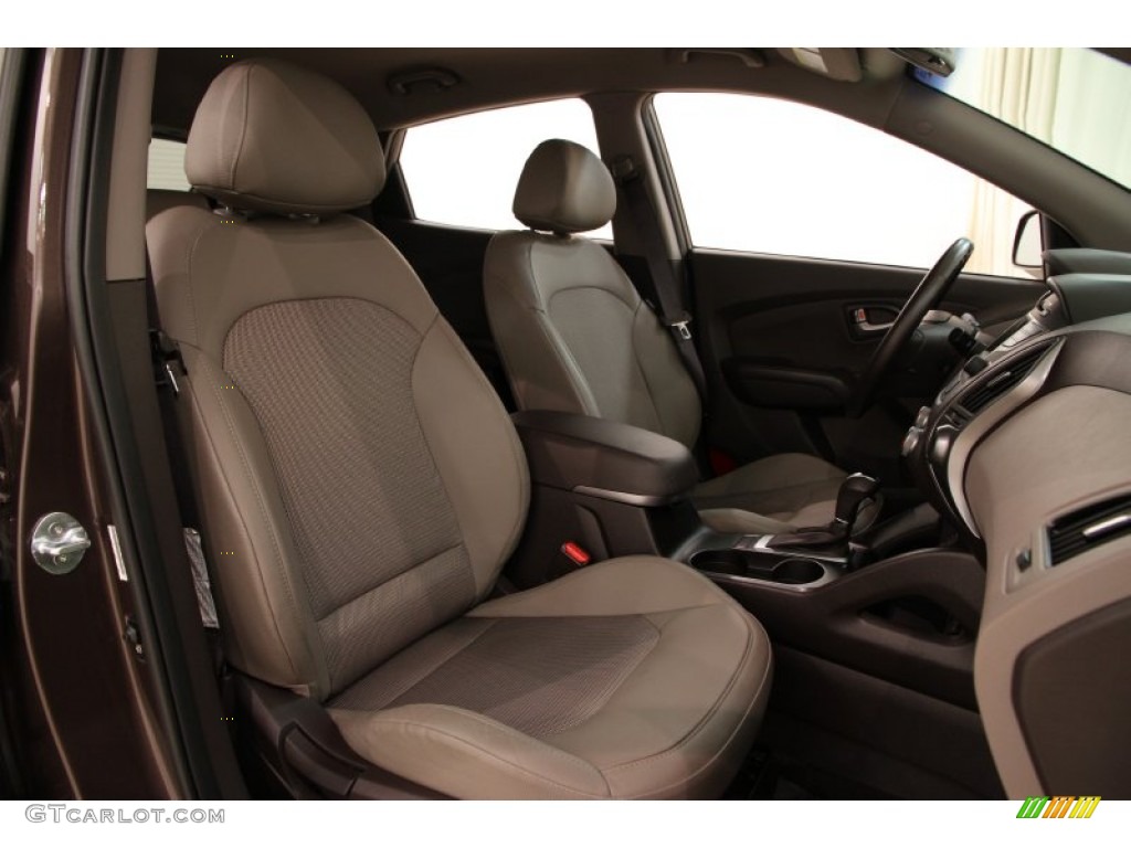 2015 Tucson SE AWD - Kona Bronze / Beige photo #11