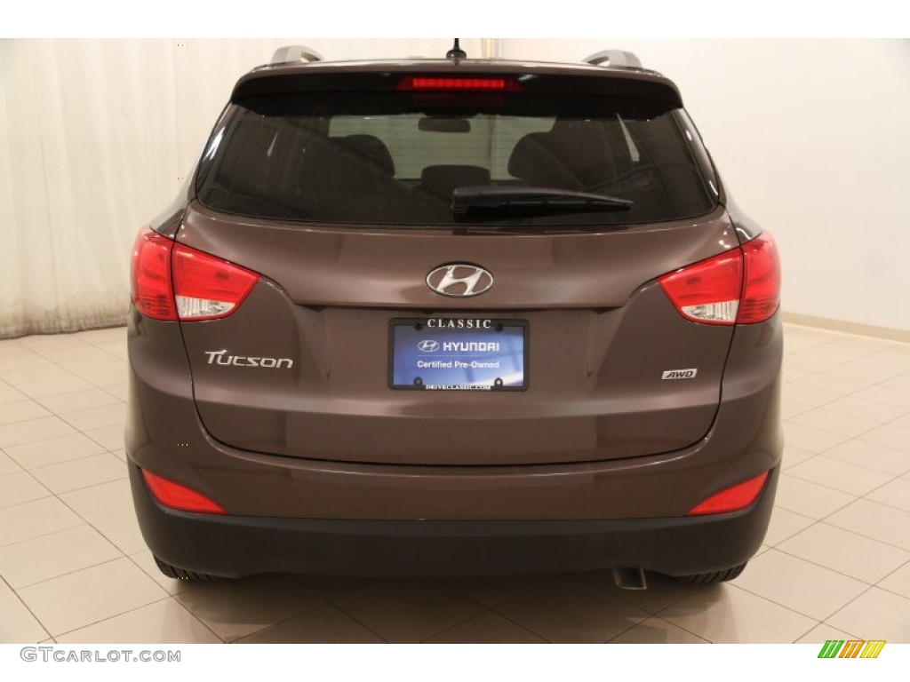 2015 Tucson SE AWD - Kona Bronze / Beige photo #13