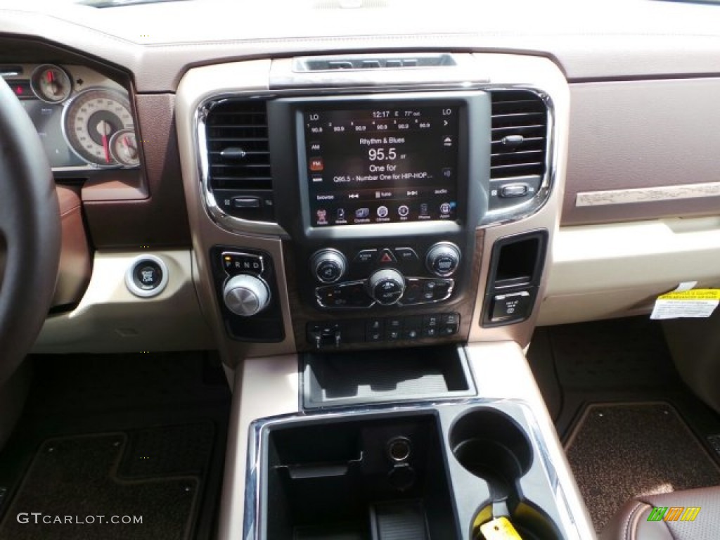 2015 1500 Laramie Long Horn Crew Cab 4x4 - Black / Black/Cattle Tan photo #7