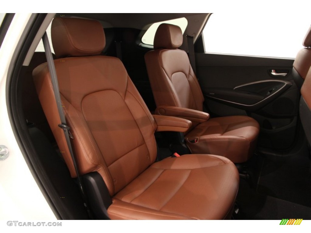 Saddle Interior 2013 Hyundai Santa Fe Limited AWD Photo #103369899