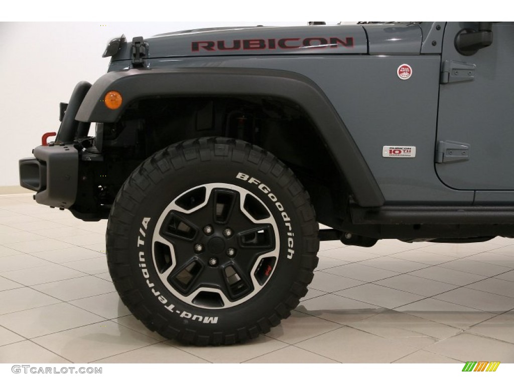 2013 Wrangler Unlimited Rubicon 10th Anniversary Edition 4x4 - Anvil / Rubicon 10th Anniversary Edition Red/Black photo #17