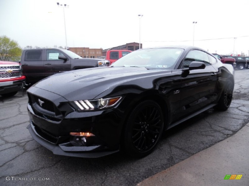 2015 Mustang GT Premium Coupe - Black / Ebony photo #7