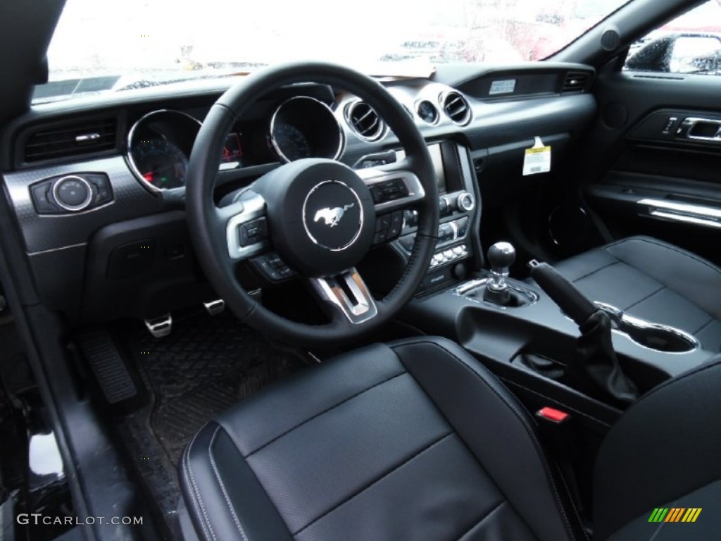 2015 Mustang GT Premium Coupe - Black / Ebony photo #13