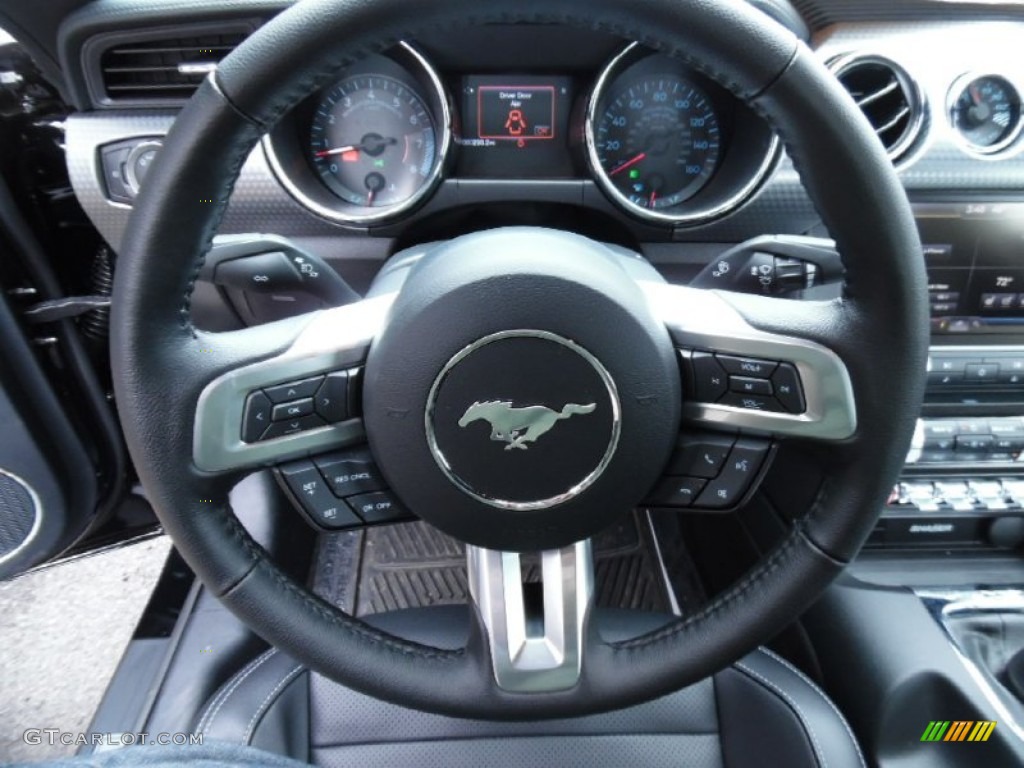 2015 Mustang GT Premium Coupe - Black / Ebony photo #16