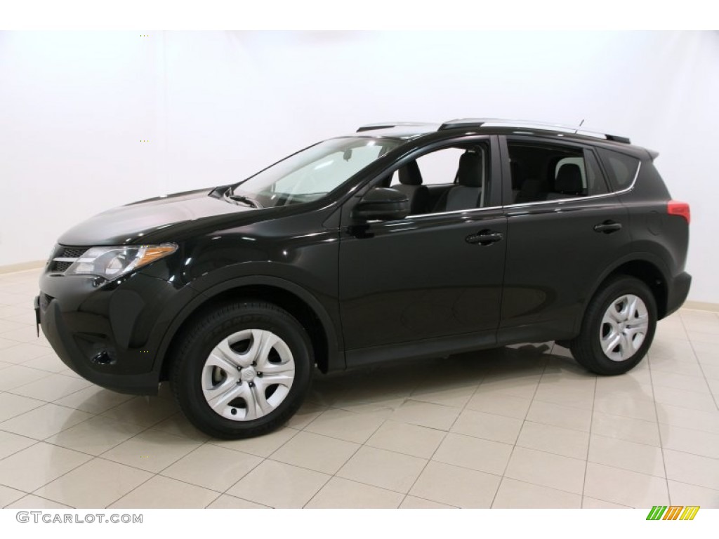 Black 2013 Toyota RAV4 LE AWD Exterior Photo #103371282