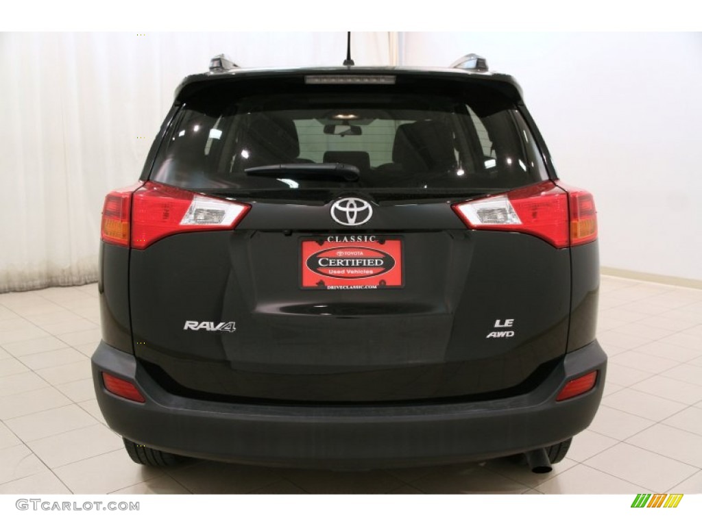 2013 RAV4 LE AWD - Black / Ash photo #15