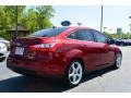 2013 Ruby Red Ford Focus Titanium Sedan  photo #3