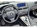 Black Nappa Leather Dashboard Photo for 2012 BMW 6 Series #103372704