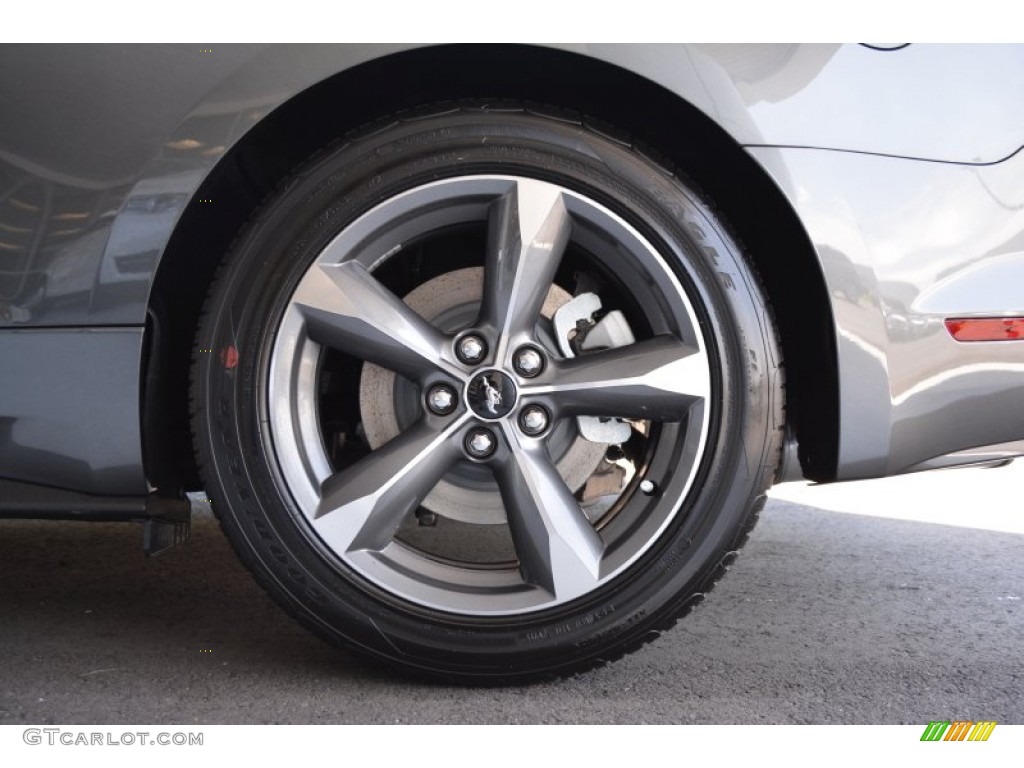 2015 Mustang V6 Coupe - Magnetic Metallic / Ebony photo #5