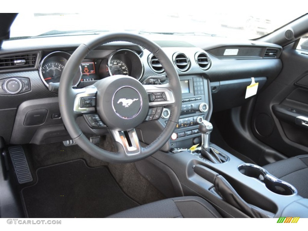 2015 Mustang V6 Coupe - Magnetic Metallic / Ebony photo #8