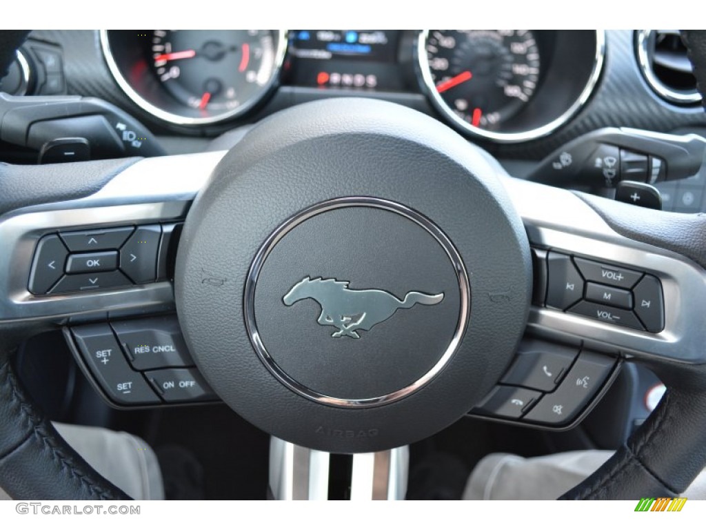 2015 Mustang V6 Coupe - Magnetic Metallic / Ebony photo #15