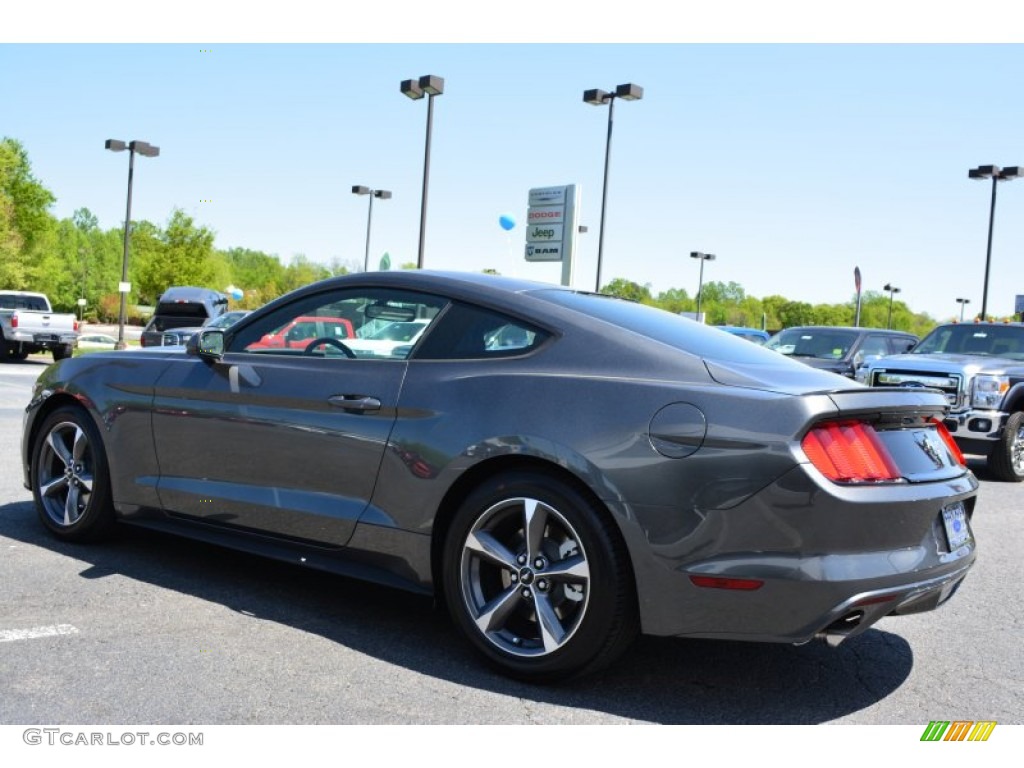 2015 Mustang V6 Coupe - Magnetic Metallic / Ebony photo #19