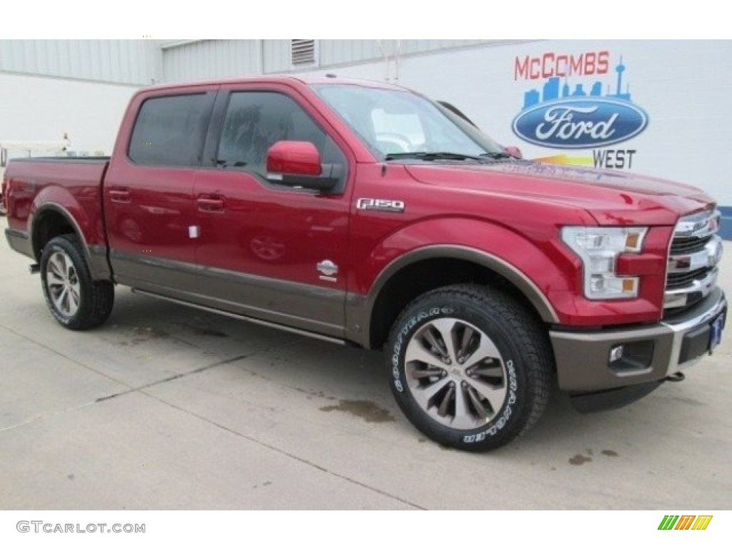 2015 F150 King Ranch SuperCrew 4x4 - Ruby Red Metallic / King Ranch Java/Mesa photo #1