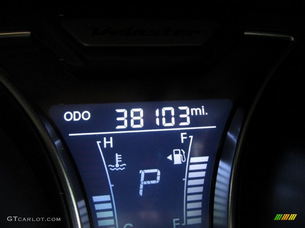 2013 Veloster Turbo - Elite White Pearl / Blue photo #42