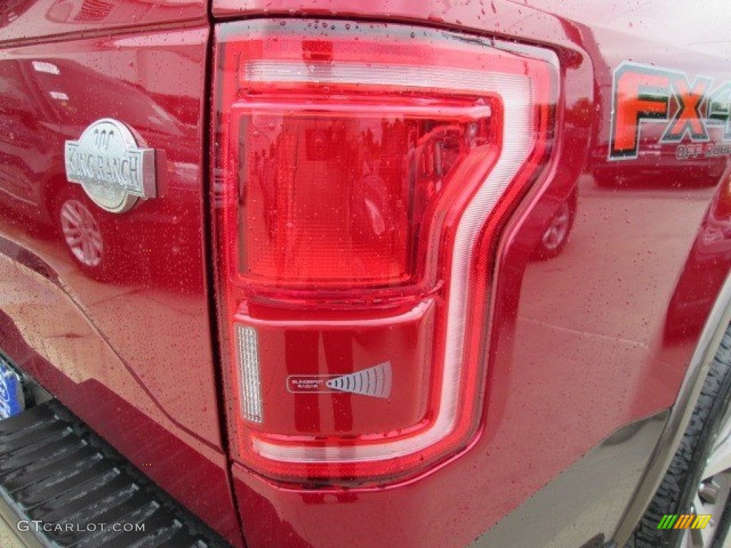 2015 F150 King Ranch SuperCrew 4x4 - Ruby Red Metallic / King Ranch Java/Mesa photo #10