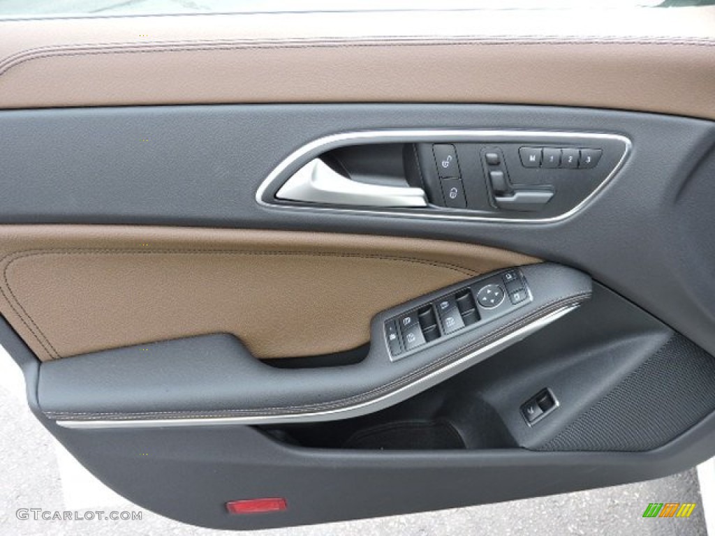 2015 Mercedes-Benz CLA 250 4Matic Nut Brown Door Panel Photo #103378743
