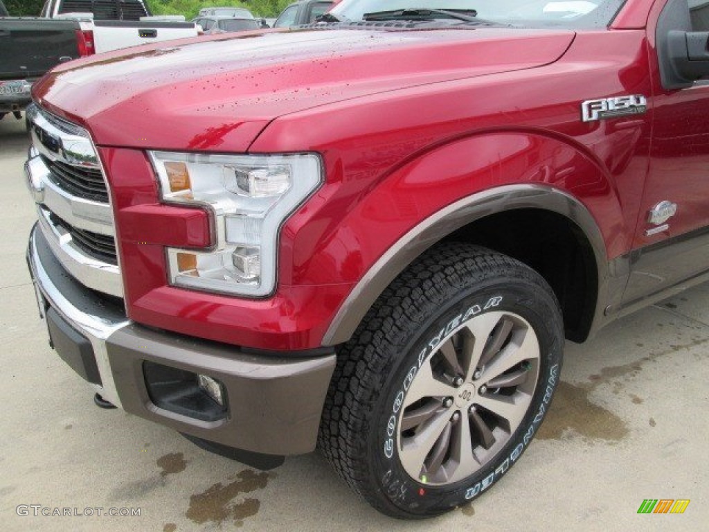 2015 F150 King Ranch SuperCrew 4x4 - Ruby Red Metallic / King Ranch Java/Mesa photo #21