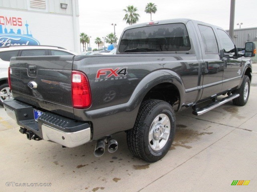 2015 F250 Super Duty XLT Crew Cab 4x4 - Magnetic / Steel photo #9