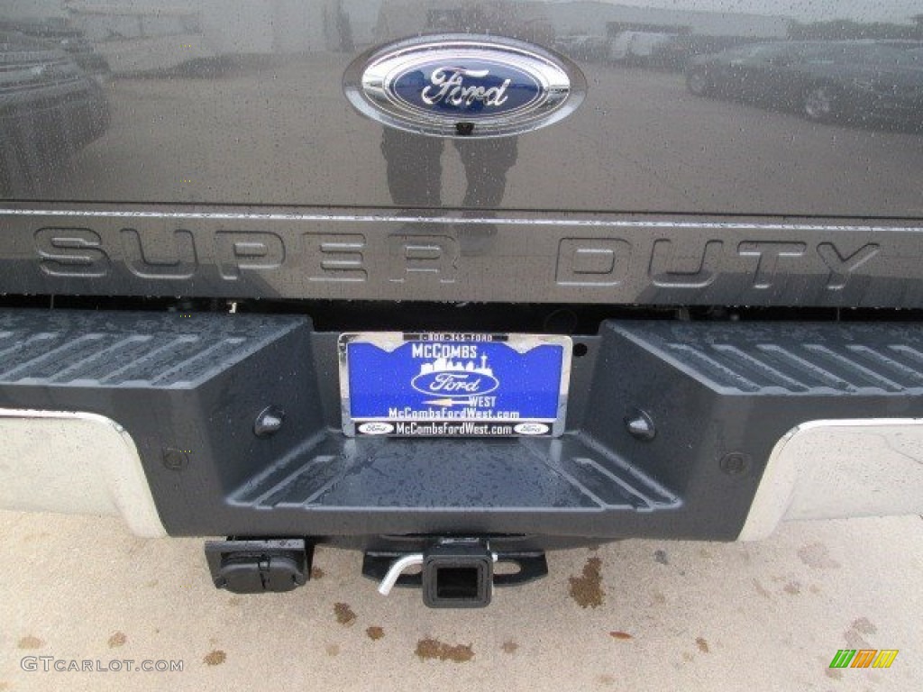 2015 F250 Super Duty XLT Crew Cab 4x4 - Magnetic / Steel photo #14