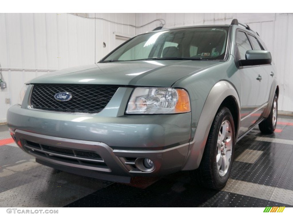2007 Freestyle SEL - Titanium Green Metallic / Shale Grey photo #3