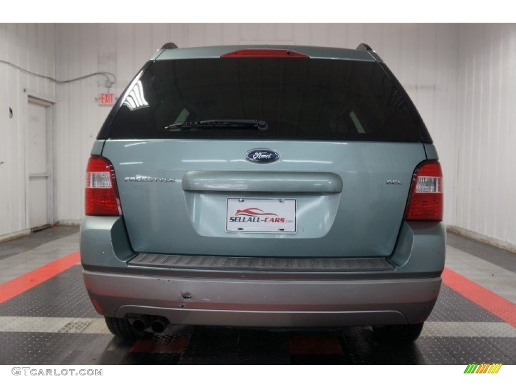 2007 Freestyle SEL - Titanium Green Metallic / Shale Grey photo #9