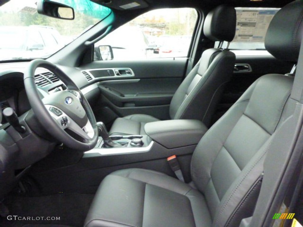 2015 Explorer XLT 4WD - Magnetic / Charcoal Black photo #8