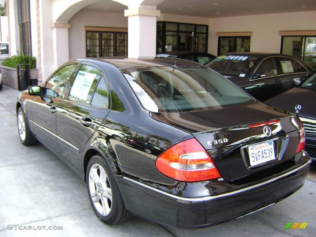 2006 E 350 Sedan - Black / Charcoal photo #3