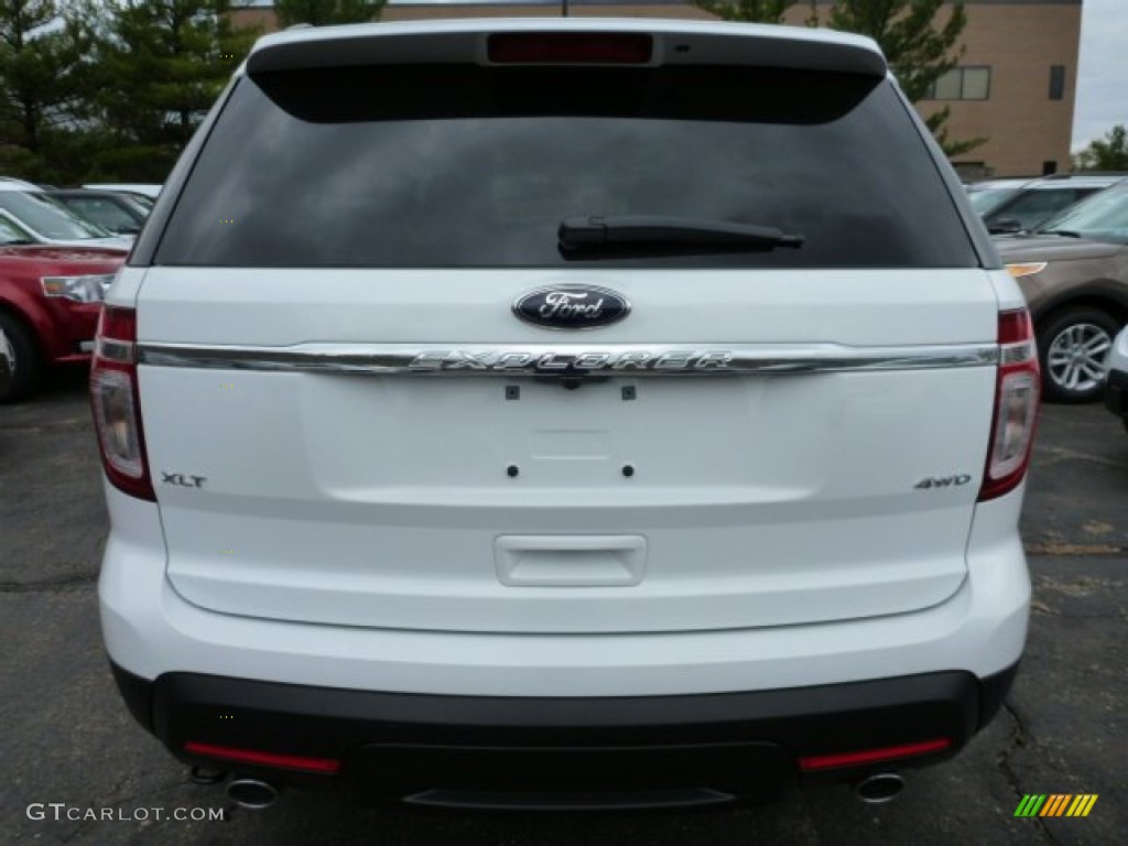 2015 Explorer XLT 4WD - Oxford White / Charcoal Black photo #3