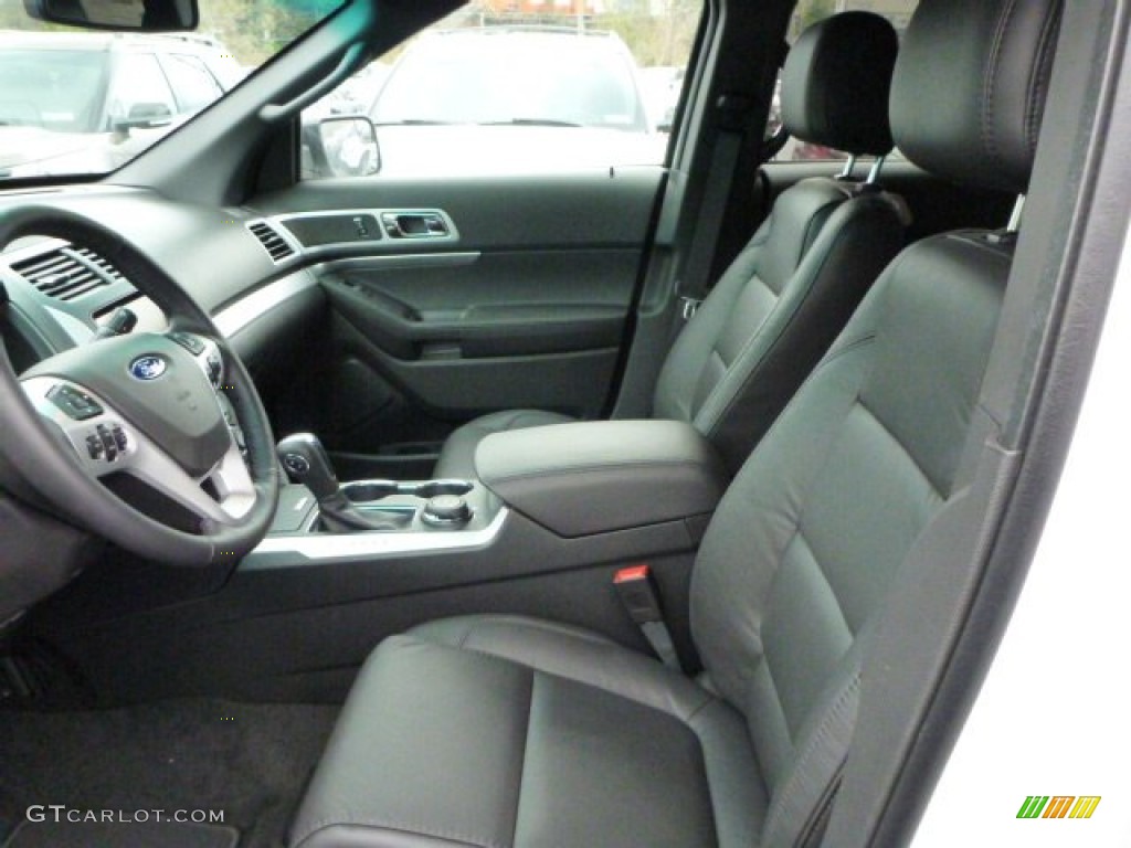 2015 Explorer XLT 4WD - Oxford White / Charcoal Black photo #8