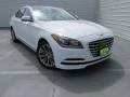 2015 Casablanca White Hyundai Genesis 3.8 Sedan  photo #1